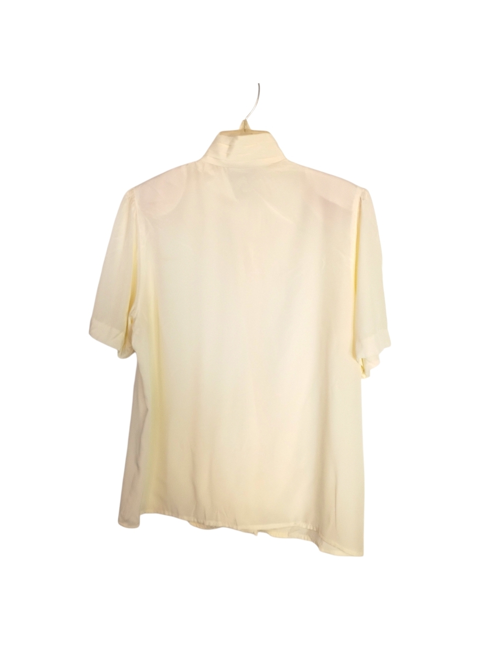 Alfred Dunner - Vintage Cream Short-Sleeve High-Collar Shirt Size 16 - Picture 4 of 5